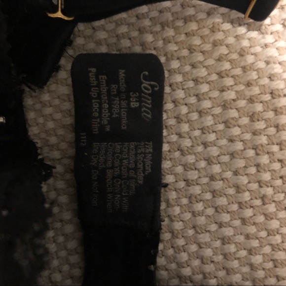 Soma black push-up bra - Picture 2 of 2